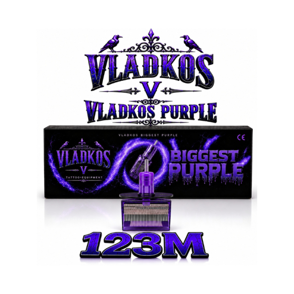 Tetovací cartridge Vladkos BIGGEST PURPLE 123M1