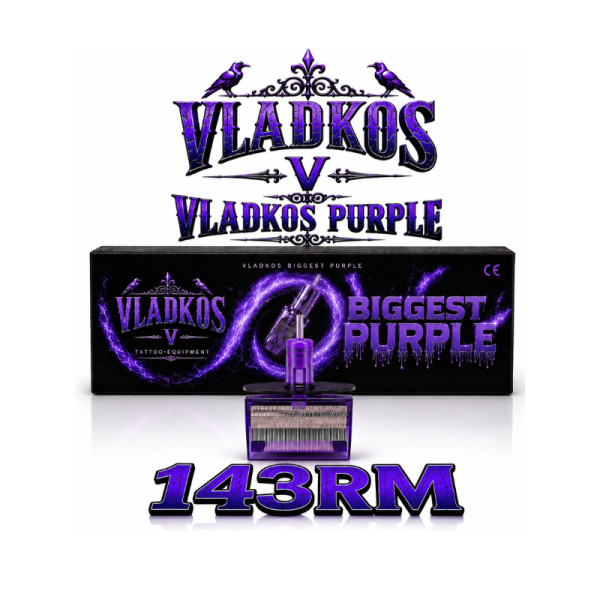 Tetovací cartridge Vladkos BIGGEST PURPLE 143RM