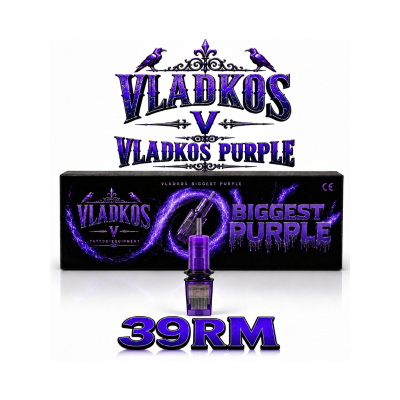 Tetovací cartridge Vladkos BIGGEST PURPLE 39RM