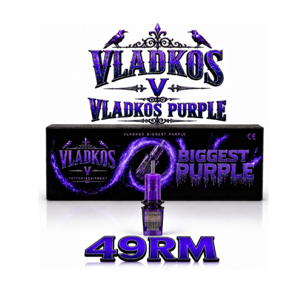 Tetovací cartridge Vladkos BIGGEST PURPLE 49RM