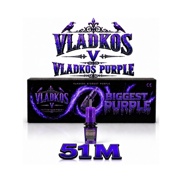 Tetovací cartridge Vladkos BIGGEST PURPLE 51M1