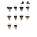 Barva pro permanentní make up GLOVCON PMU Pigment - Ash Brown 10ml