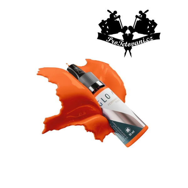 Barva pro permanentní make up GLOVCON PMU Pigment - Orange Corrector 2 10ml