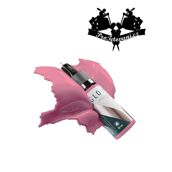 Barva pro permanentní make up GLOVCON PMU Pigment - Velvet Rose 10ml