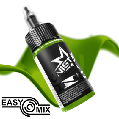 Tetovací barva UNISTAR INK TOP BASIC GREEN LIGHT 30 ML REACH