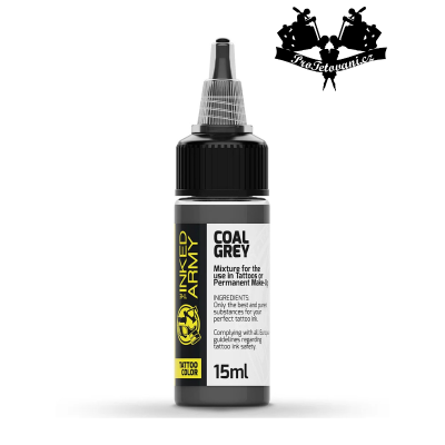 THE INKED ARMY COAL GREY tetovací barva 15 ml