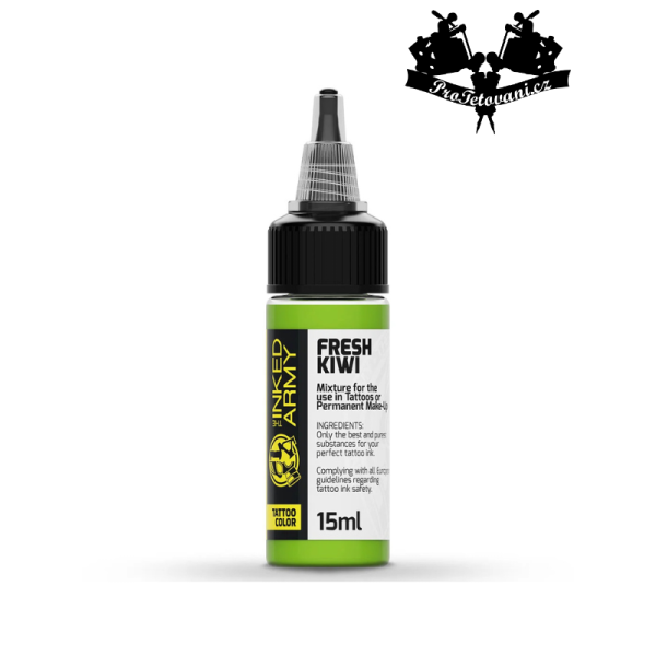 THE INKED ARMY FRESH KIWI tetovací barva 15 ml