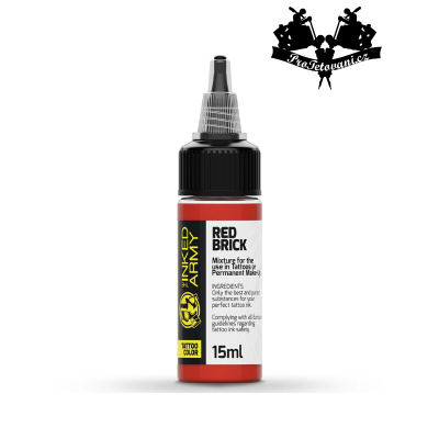 THE INKED ARMY RED BRICK tetovací barva 15 ml