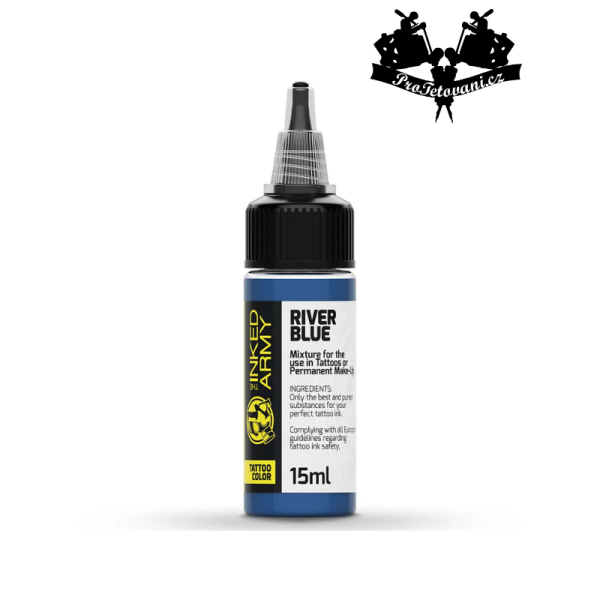 THE INKED ARMY RIVER BLUE tetovací barva 15 ml
