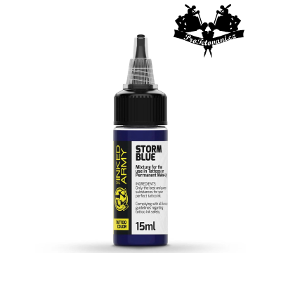 THE INKED ARMY STORM BLUE tetovací barva 15 ml
