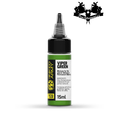 THE INKED ARMY VIPER GREEN tetovací barva 15 ml