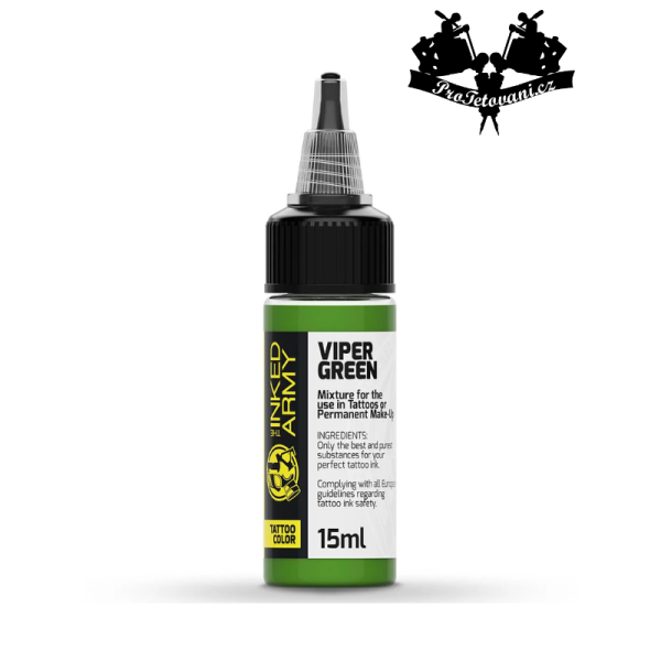 THE INKED ARMY VIPER GREEN tetovací barva 15 ml