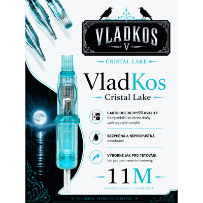 Prémiová tetovací cartridge VLADKOS CRISTAL LAKE 11M
