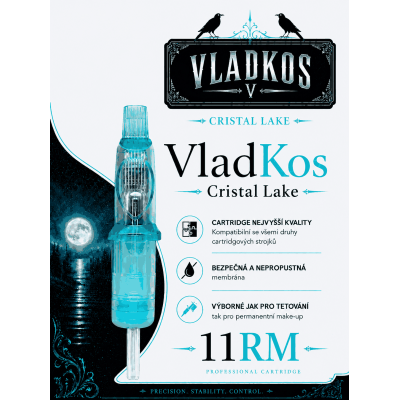 Prémiová tetovací cartridge VLADKOS CRISTAL LAKE 11RM