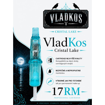 Prémiová tetovací cartridge VLADKOS CRISTAL LAKE 17RM