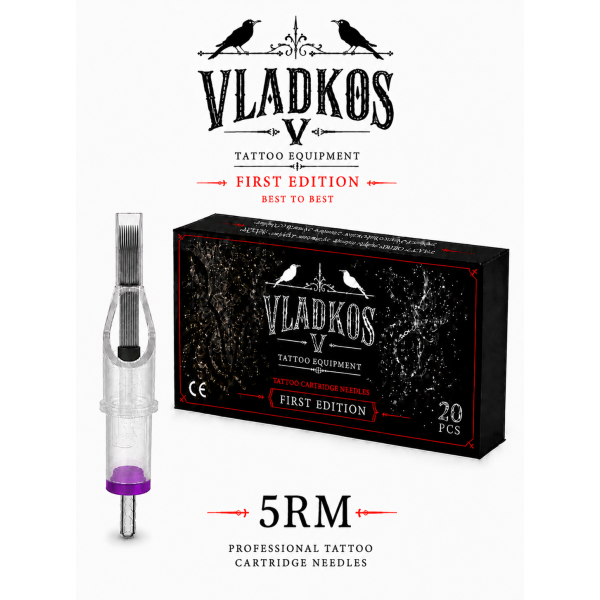 Profesionální tetovací cartridge Vladkos 5RM