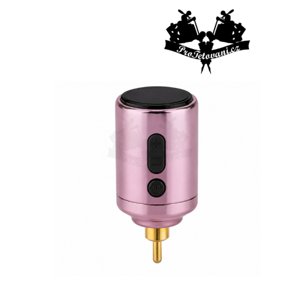 Bezdrátový tetovací bateriový zdroj RCA 1009 PURPLE