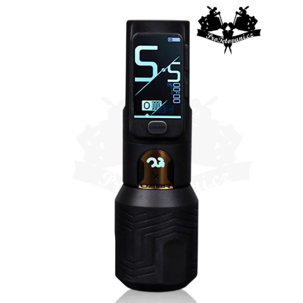 Bezdrátový tetovací strojek OZER x OG FURY II 4,2 mm zdvih 2 x baterie