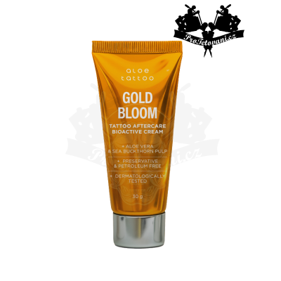 Bioaktivní krém GOLD BLOOM na tetování od Aloe Tattoo 30g 