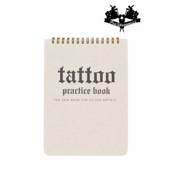 Blok trénovacích kůží Tattoo practice skin book