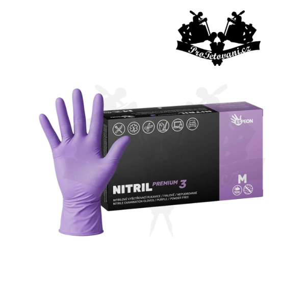 ESPEON Nitrilové rukavice NITRIL PREMIUM FIALOVÉ M