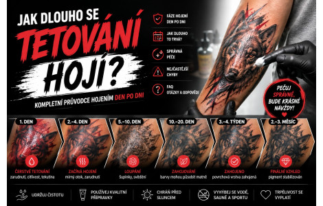 JAK DLOUHO SE TETOVÁNÍ HOJÍ? JAK DLOUHO SE TETOVÁNÍ HOJÍ?