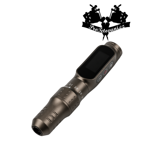 Kwadron Micromaster PMU Pen – bezdrátový strojek na permanentní make-up BROWN