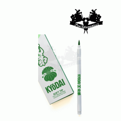 KYŌDAI COMPANY SOFT-TIP FIX NA KŮŽI EMERALD GREEN