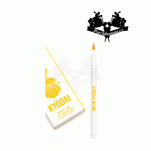 KYŌDAI COMPANY SOFT-TIP FIX NA KŮŽI GOLDEN YELLOW