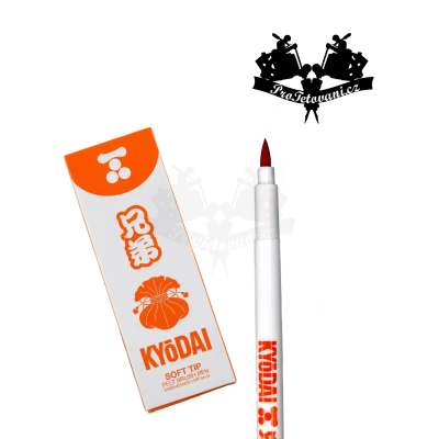 KYŌDAI COMPANY SOFT-TIP FIX NA KŮŽI VERMILION