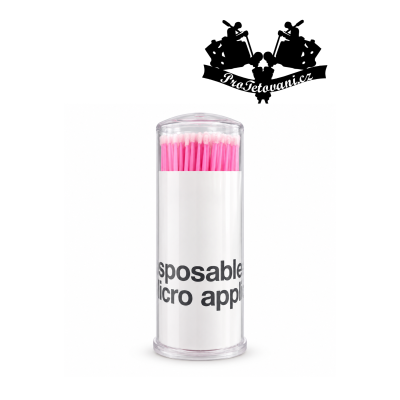 Microbrush aplikátory 100ks PINK 2,00 mm