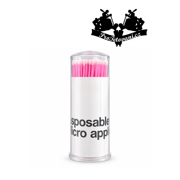 Microbrush aplikátory 100ks PINK 2,00 mm