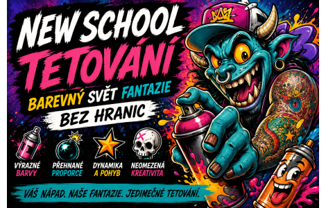 NEW SCHOOL TETOVÁNÍ NEW SCHOOL TETOVÁNÍ