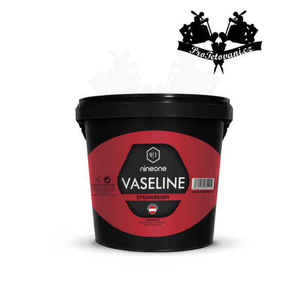 NINEONE vazelína na tetování STRAWBERRY 1000 ml