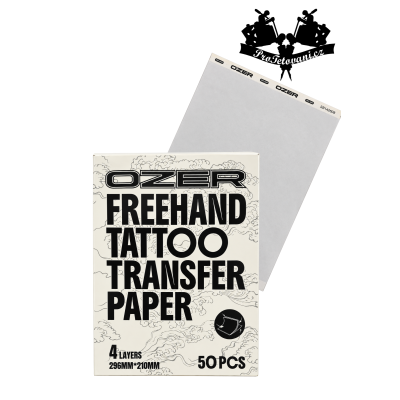 Obtiskovací papír OZER FREEHAND pro ruční překreslení motivů 50 Ks