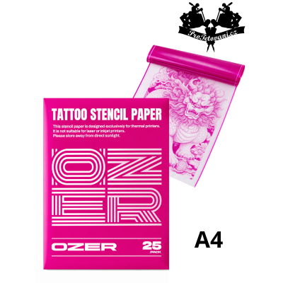 Obtiskovací papír OZER PINK balení 25 ks
