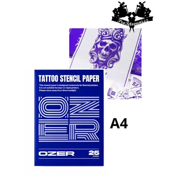 Obtiskovací papír OZER PURPLE balení 25 ks