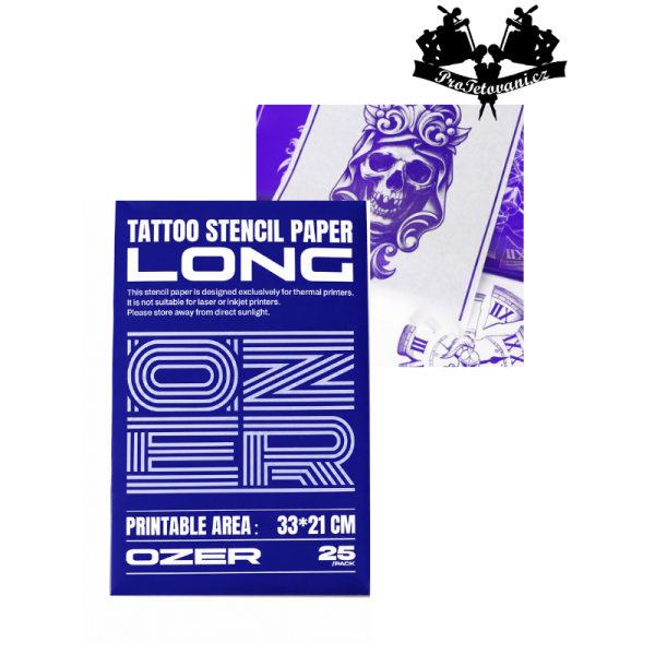 Obtiskovací papír OZER PURPLE LONG balení 25 ks