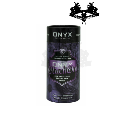 Ochranná folie na tetování Onyx Black Out UV Protected Second skin 2 x rolka 7,5cm x 10m