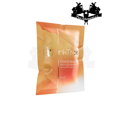 Pracovní máslo na tetování InkTrox Kokos a Mango 5ml SHOT