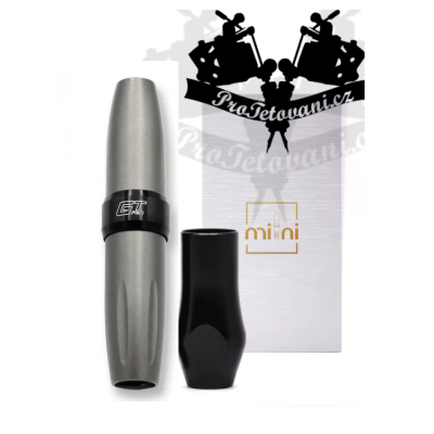 Rotační tetovací strojek AVA GT MINI PEN SILVER vhodný pro permanentní make-up