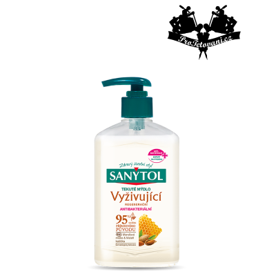 SANYTOL Antibakteriální vyživující mýdlo – mandlové mléko & mateří kašička 250 ml