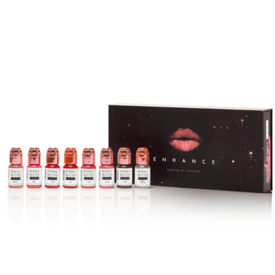 Set barev pro permanentní make up Perma Blend LUXE Enhance Set by Sculpted – Carla Ricciardone 8 x 15 ml