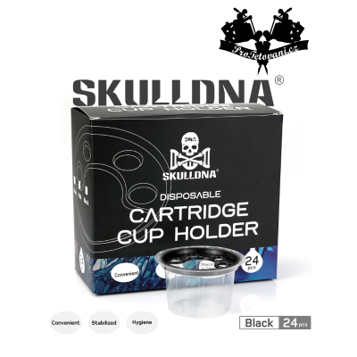 SKULLDNA Cartridge cup holder – Balení 24 ks BLACK