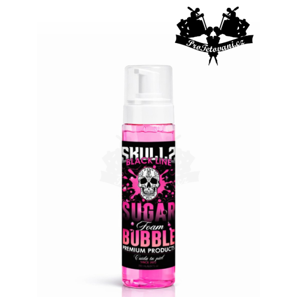 SKULLS BLACKLINE PĚNA NA TETOVÁNÍ SUGAR BUBBLE 250 ML