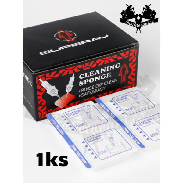 Superay čisticí houbička pro tetovací cartridge 1ks
