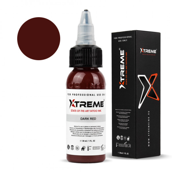 XTreme Ink - DARK RED tetovací barva 30ml