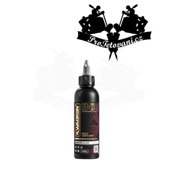 Tetovací barva KWADRON INX™ Enriched Black - 120ml