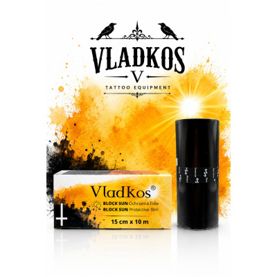 Ochranná folie po tetování VLADKOS BLOCK SUN role 10m x 15cm
