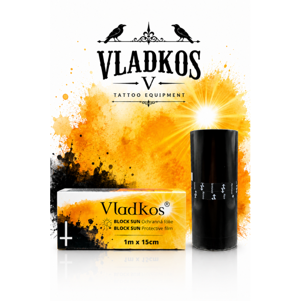 Ochranná folie po tetování VLADKOS BLOCK SUN rolka 1m x 15cm